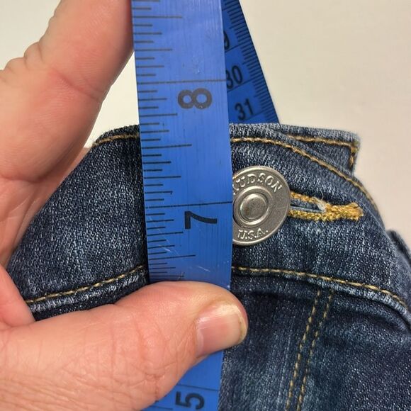 Hudson Jeans Blue Skinny Denim Tapered Fit - Picture 12 of 12